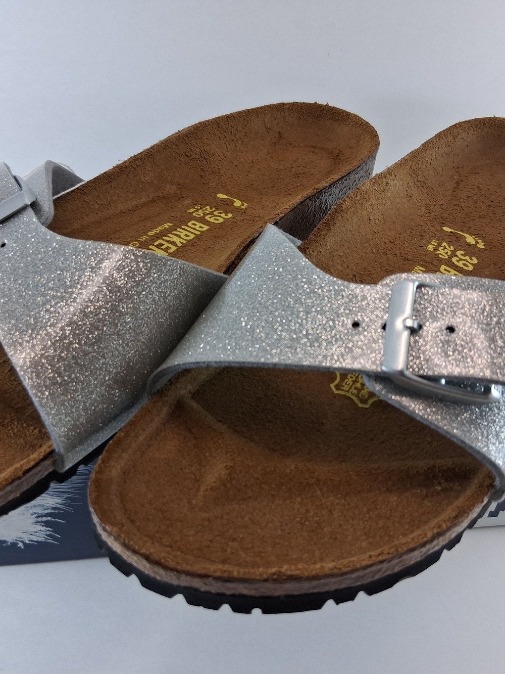 Birkenstock Galaxy Silver Madrid Single-Strap Sandals for Women - Picture 3 of 9